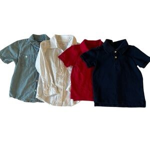 OshKosh, Cat & Jack, and Children's Place Kids Shirt Collection Bundle SZ 3T